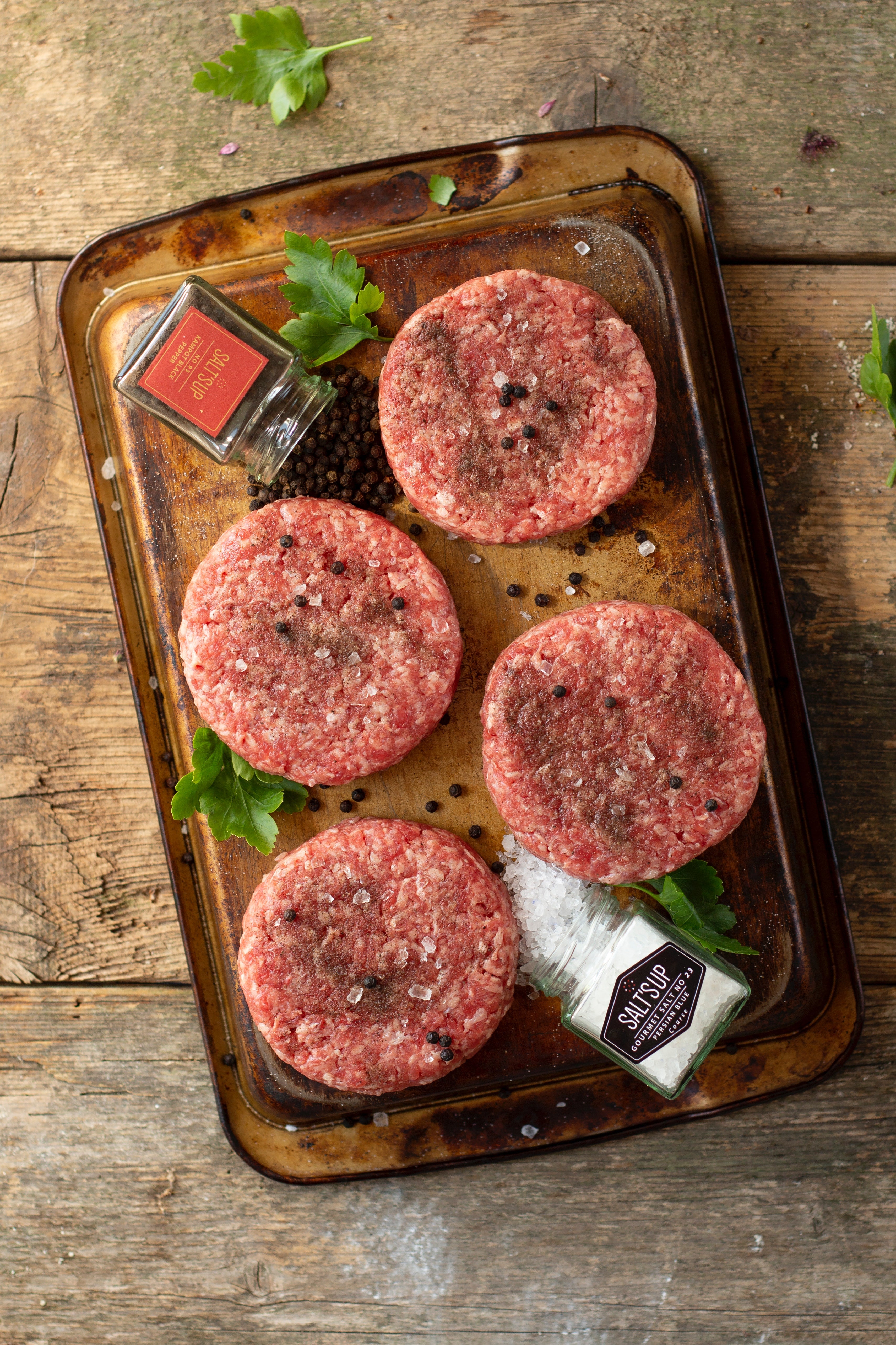 Ground Bison & Buffalo Burgers